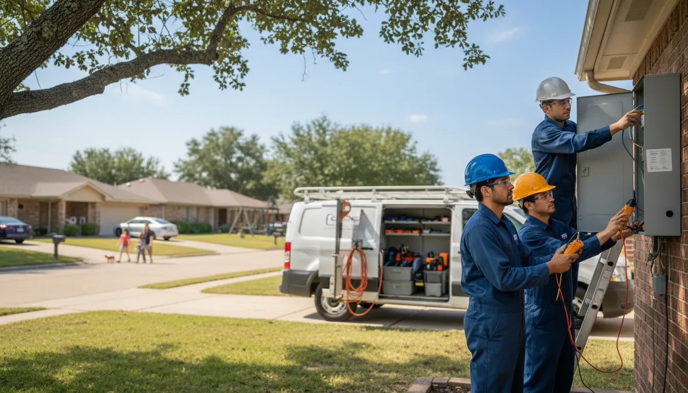 Certified electrician providing emergency electrical services in Fort Meade, SD